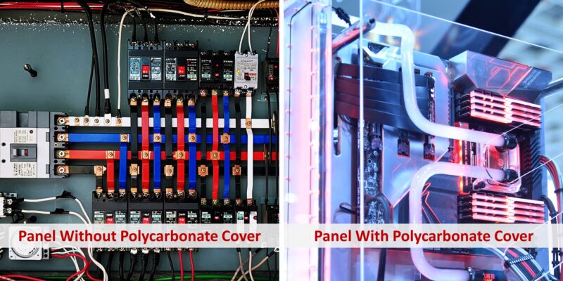 Importance of using polycarbonate cover in electrical panels