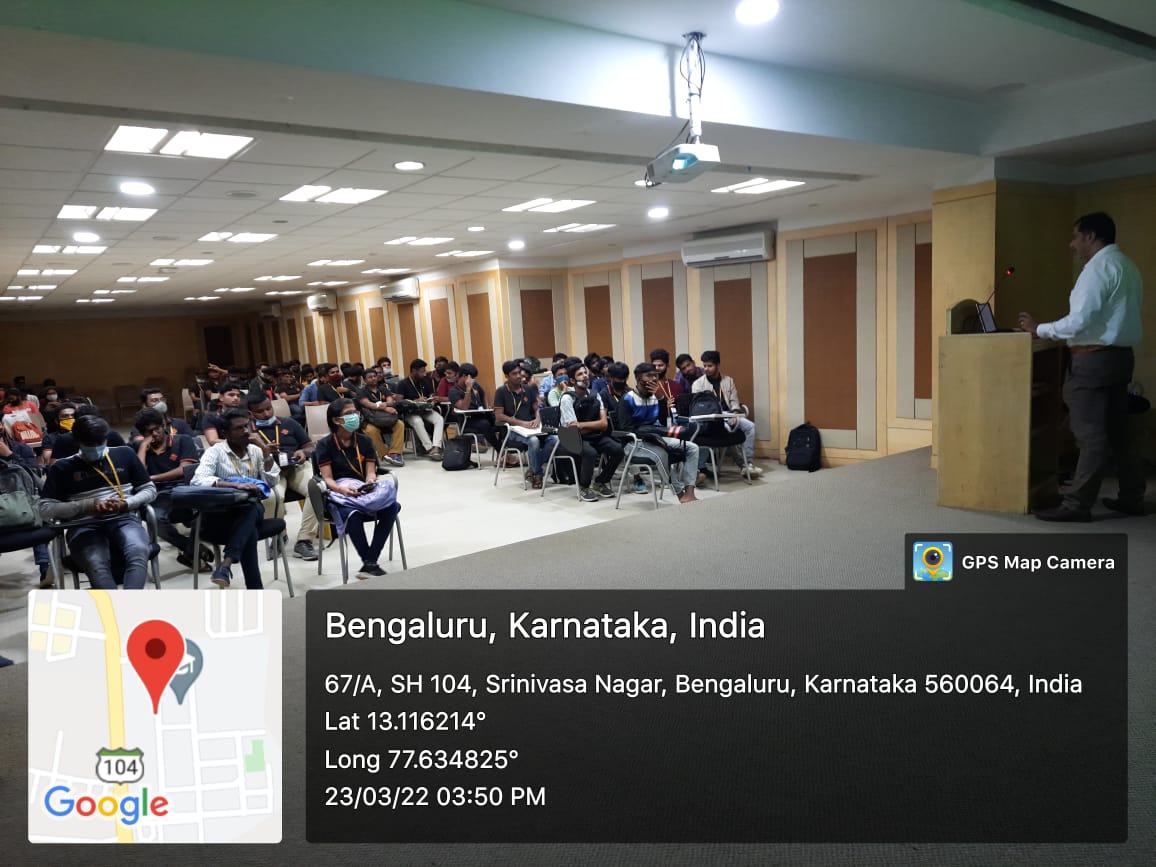 Social impact energy session at REVA University EEE department